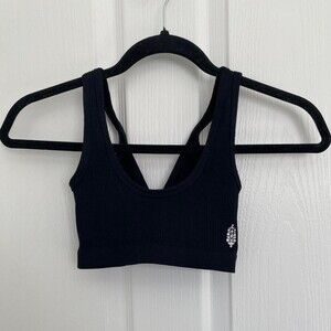 Free People Movement Black Ribbed 74 Dc